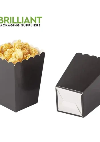 Black Popcorn Boxes