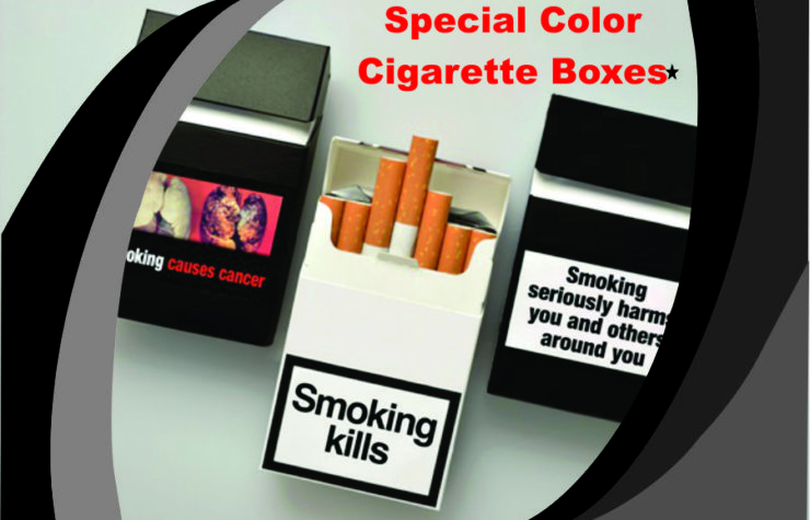 Custom Cigarette Box Packaging Design Template