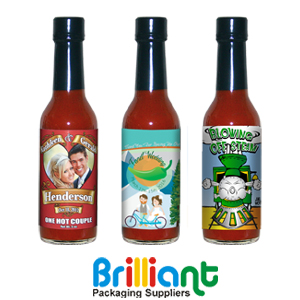Custom Hot Sauce Bottle Labels