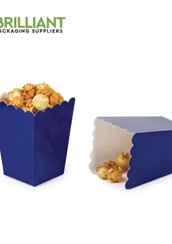 Navy Blue Popcorn Boxes