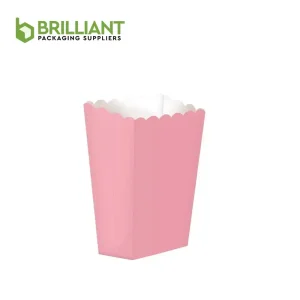 Custom Pink Popcorn Box